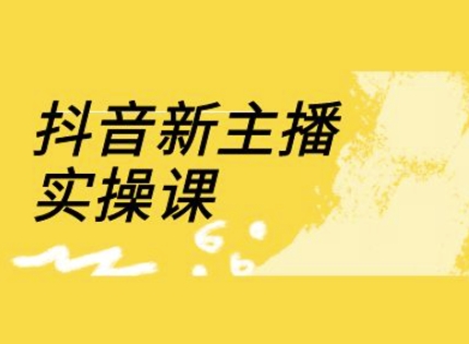 抖音新主播实操课，直播间流量运营线上实操课(18节)-斜杠青年
