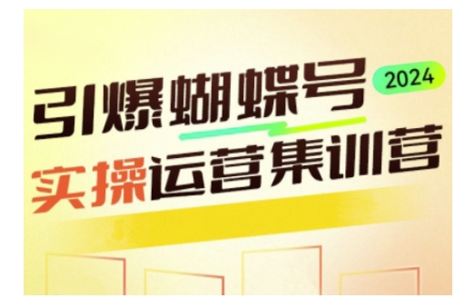 引爆蝴蝶号实操运营，助力你深度掌握蝴蝶号运营，实现高效实操，开启流量变现之路-斜杠青年