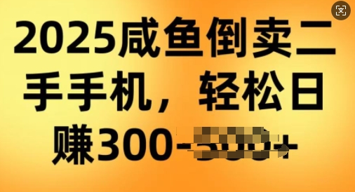2025闲鱼倒卖二手手机，高客单，高利润，轻松日入3张-斜杠青年