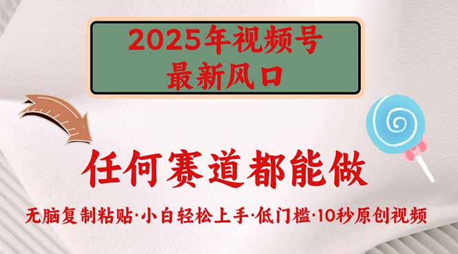 （14453期）2025年视频号新风口，低门槛只需要无脑执行-斜杠青年