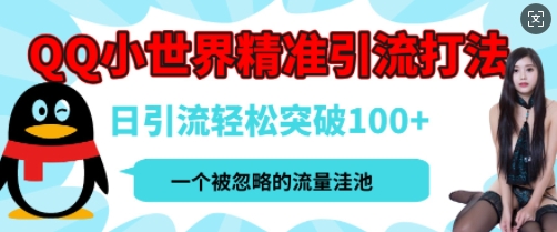 QQ私域引流平台，流量年轻且巨大，实操单日引流100+创业粉，月精准变现1W+-斜杠青年