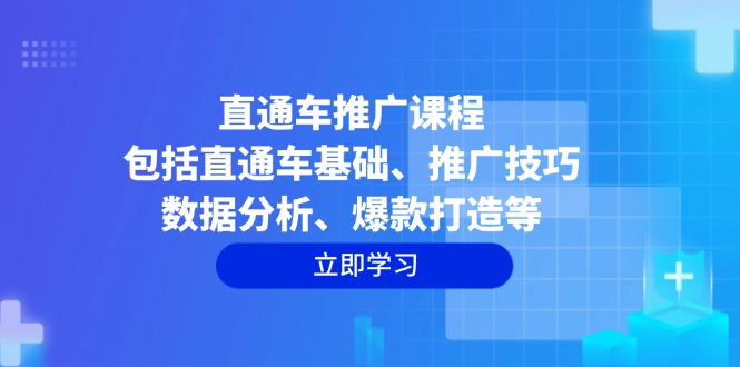 （14001期）直通车推广课程：包括直通车基础、推广技巧、数据分析、爆款打造等-斜杠青年